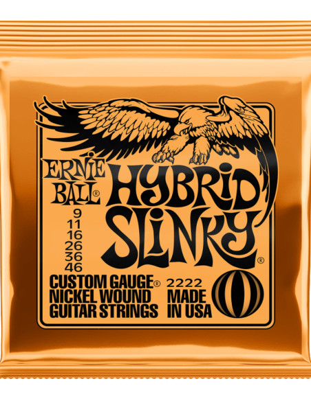 Buy Ernie Ball Hybrid Slinky Nickel Wound Electric Guitar Strings