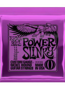 Juego de Cuerdas Ernie Ball Guitarra Eléctrica Slinky Power 11-48
