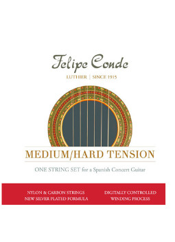 Juego Cuerdas Guitarra Concierto Felipe Conde Tensión Media/Fuerte