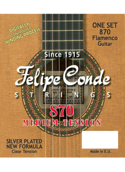 Buy Felipe Conde Flamenco Guitar Strings Medium Tension 870