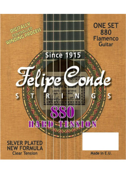 Juego Cuerdas Guitarra Flamenca Felipe Conde Tensión Fuerte 880