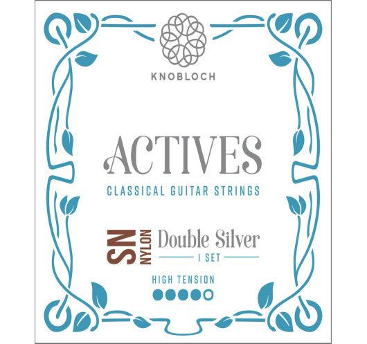 Juego Cuerdas Guitarra Clásica Knobloch Double Silver SN Nylon 500ADN