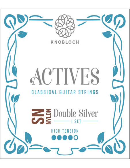 Juego Cuerdas Guitarra Clásica Knobloch Double Silver SN Nylon 500ADN