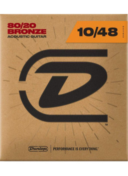 Buy Dunlop 80/20 Bronze Extra Light 10-48 acoustic guitar String Set