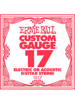 Cuerda Ernie Ball Guitarra Eléctrica / Acústica Plana 017