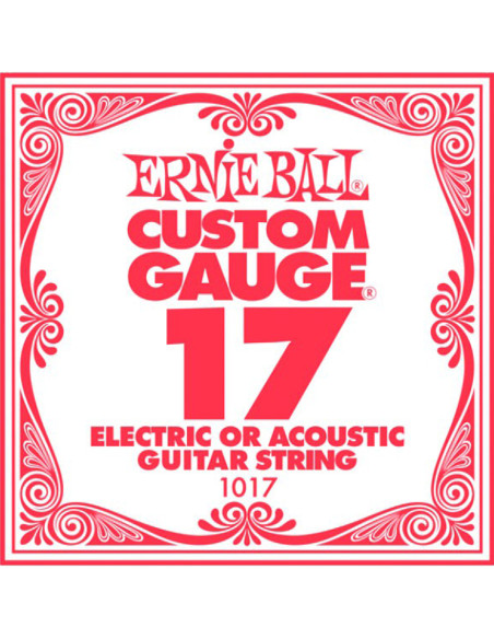 Buy Ernie Ball 017 Plain Electric / Acoustic Guitar String