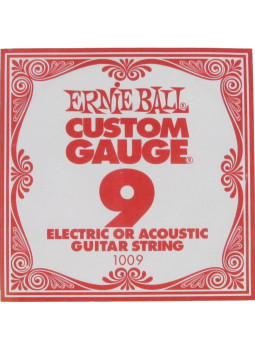 Cuerda Ernie Ball Guitarra Eléctrica / Acústica Plana 009
