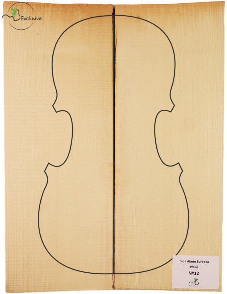 Tapa Abeto Europeo Violín MB Exclusive Nº12 | Maderas Barber