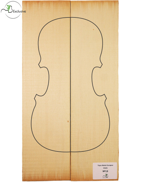 Tapa Abeto Europeo Violín MB Exclusive Nº13 | Maderas Barber
