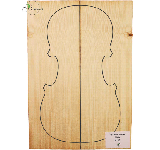 Tavola abete europeo Violín MB Exclusive n.17 | Maderas Barber
