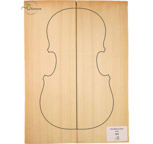 MB Exclusive European Spruce Viola Top Nº2 | Maderas Barber