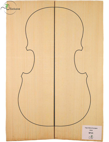 MB Exclusive European Spruce Viola Top Nº15 | Maderas Barber