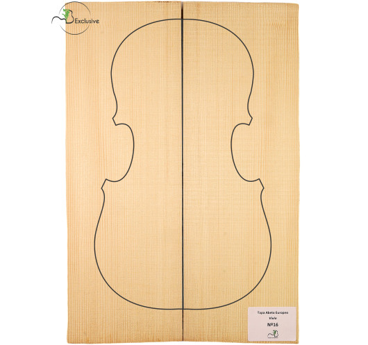 Tapa Abeto Europeo Viola MB Exclusive Nº16 | Maderas Barber