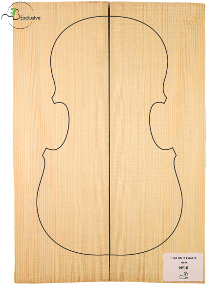 MB Exclusive European Spruce Viola Top Nº16 | Maderas Barber