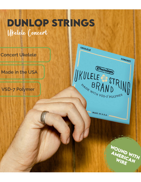 Buy Dunlop Concert Ukulele String Set