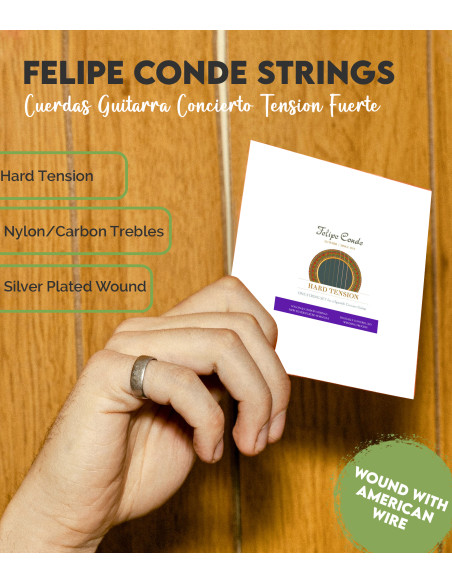 Comprar Set Saiten Guitarra Concierto Felipe Conde Tensión Fuerte