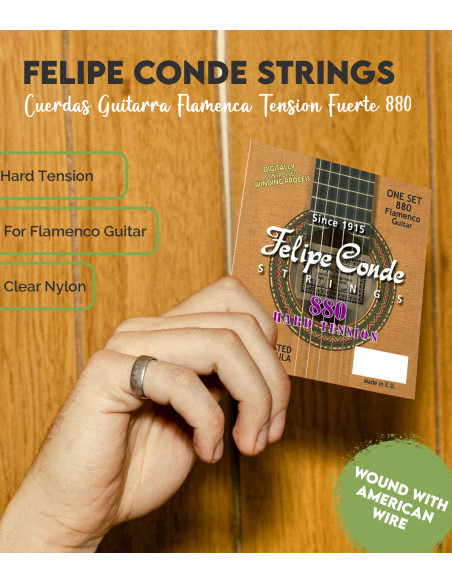 Comprar Set Saiten Flamencogitarre Felipe Conde Tensión Fuerte
