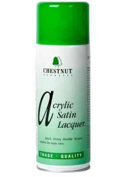 Chestnut Acrylic Satin Lacquer Aerosol (400ml) | Maderas Barber