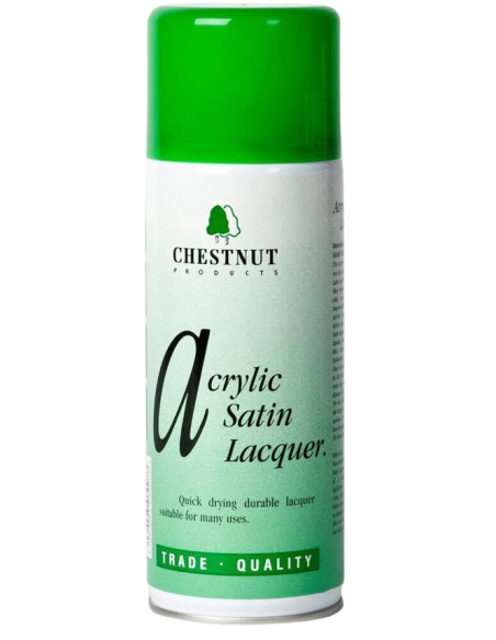 Chestnut Acrylic Satin Lacquer Aerosol (400ml) | Maderas Barber