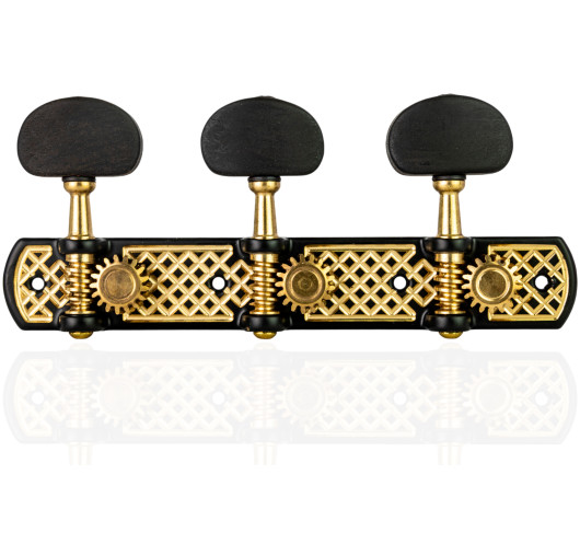 Mécanique Aparicio Guitare Classique ModèleToledo Noir-Bronze/Ébène | Maderas Barber