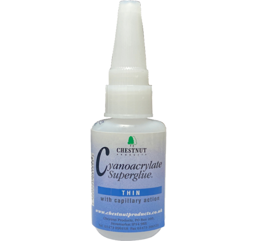 Cyanoacrylate viscosité faible Chestnut (20 g)