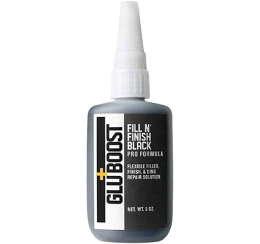 Cyanoacrylate Réparateur Noir GluBoost 59 ml.