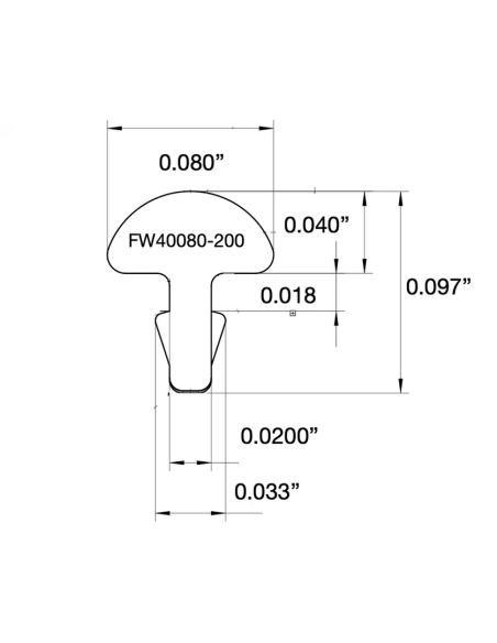 Jescar FW40080-200 Fret Roll 2,03 mm 450g | Maderas Barber