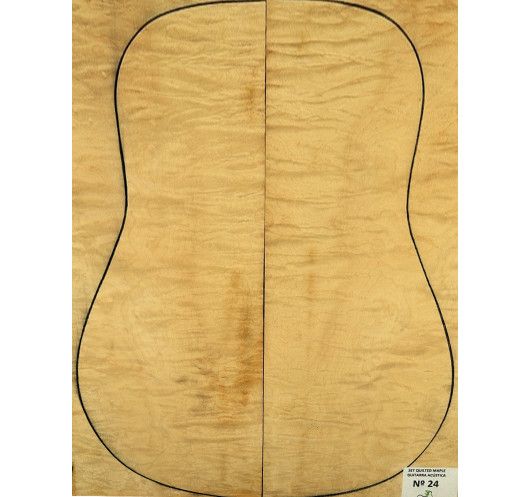 Set acero quilted chitarra acustica n. 24 | pezzos Únicas