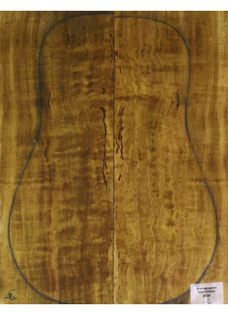 Jeu Quilted Doré Nº39 Acoustic Guitar MB Exclusive | Maderas Barber