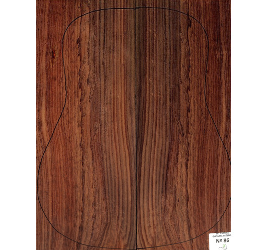 Set palissandro indiano Exótico nº86 acustica | pezzos Únicas