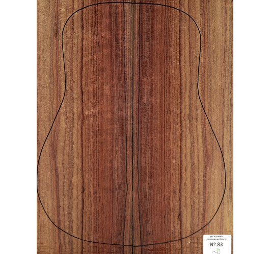 Set palissandro indiano Exótico nº83 acustica | pezzos Únicas