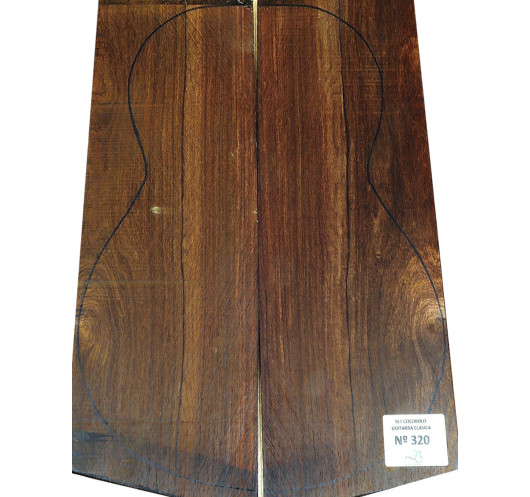 Set Cocobolo Konzertgitarre Nr. 320 | Stücks Únicas