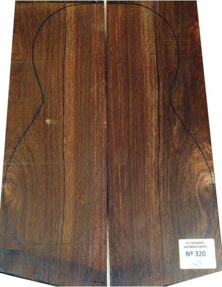 Jeu Cocobolo Guitare Classique Nº 320