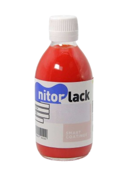Colorant à base d'eau Nitorlack modèle Nitoraqua couleur rouge écarlate