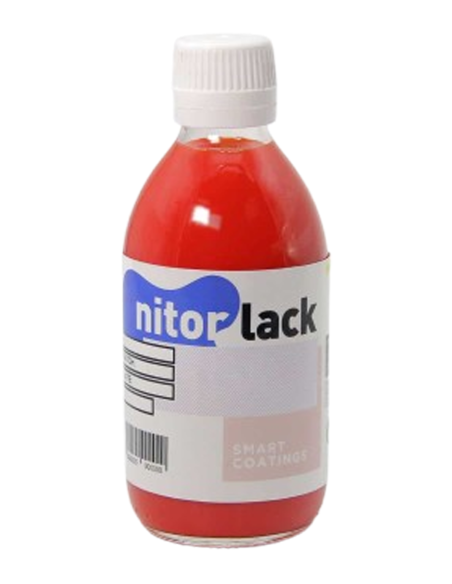 Colorant à base d'eau Nitorlack modèle Nitoraqua couleur rouge écarlate
