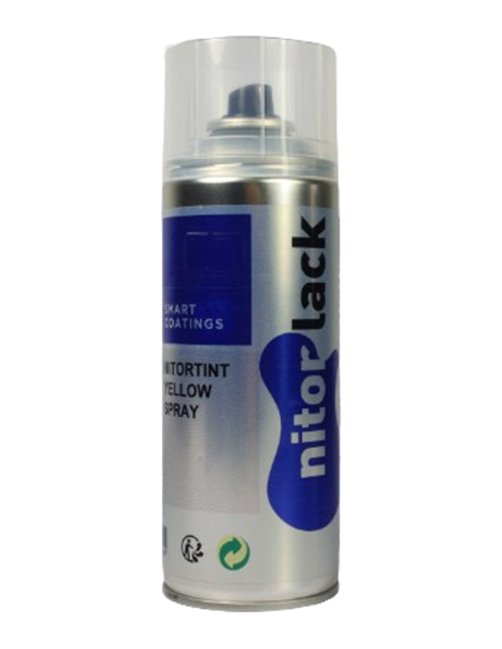 NitorTint Yellow Spray Dye NITORLACK | Maderas Barber