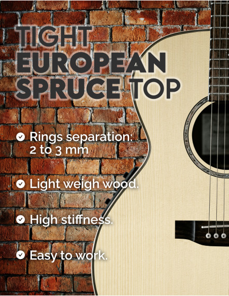 Tight European Spruce Tops