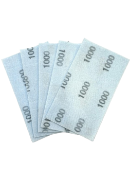 Set de 5 laminas de lija flexibles grano 1000 | Maderas Barber