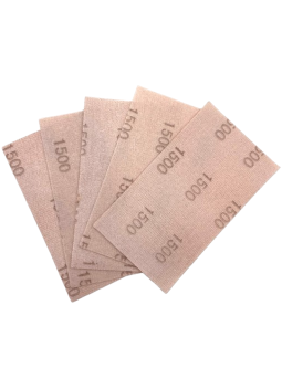 Jeu de 5 feuilles de papier de verre flexible à grain 1500 | Maderas Barber