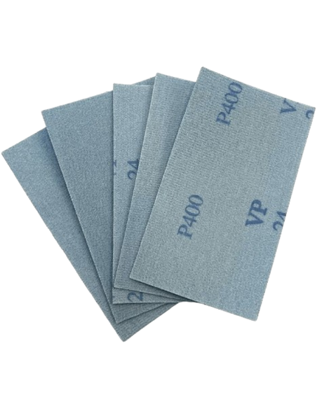 Flex Sandpaper 400 Grit, Set of 5 | Maderas Barber
