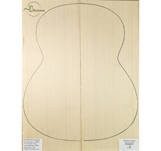 Tavola abete europeo n. 000075 chitarra classica MB Exclusive | Maderas Barber