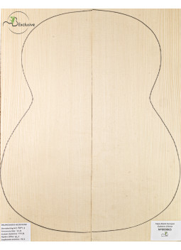 Table Épicéa Européen Nº 000065 Guitare Classique MB Exclusive