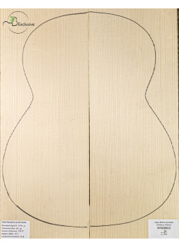 Table Épicéa Européen Nº 000063 Guitare Classique MB Exclusive