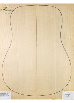 Tapa Abeto Europeo Nº 000056 Guitarra Acústica MB Exclusive | Maderas Barber