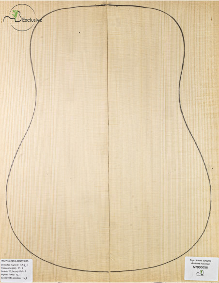 Tavola abete europeo n. 000056 chitarra acustica MB Exclusive | Maderas Barber