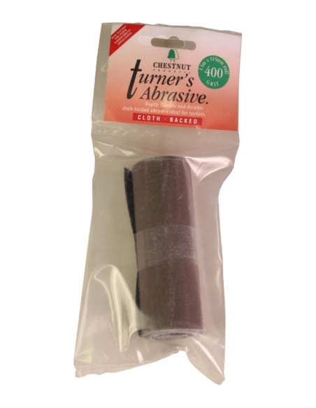 Cloth Sandpaper 400 Grit - Woodturning, 1.5 m Roll | Maderas Barber