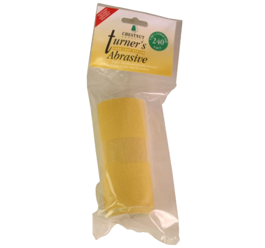 Papier de verre Velcro 240 grains - Tournage sur bois, rouleau de 1,5 m