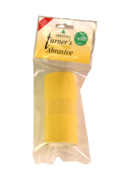 Papier de verre Velcro 400 grit - Tournage sur bois, rouleau de 1.5m