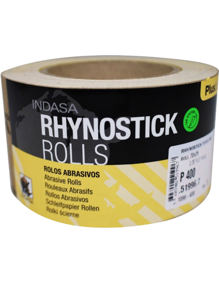 Roll of Rhynostick 400 grit adhesive sandpaper | Maderas Barber