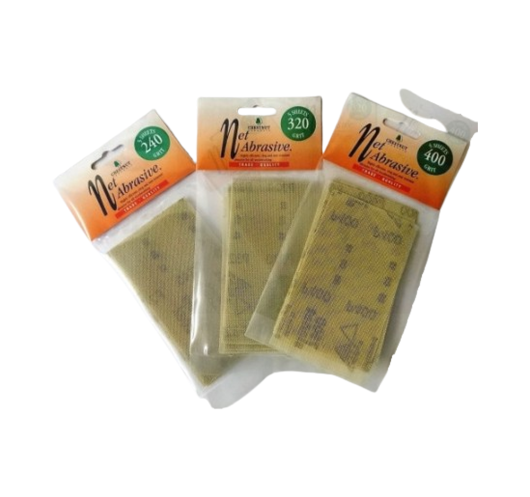 Chestnut Abranet assortment - 1 sheet of each grit. (70 x125mm) |